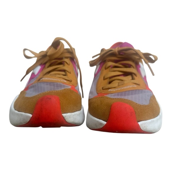 Nike Air Jordan Sneaker Pink & Orange Size 10 - Picture 9 of 12